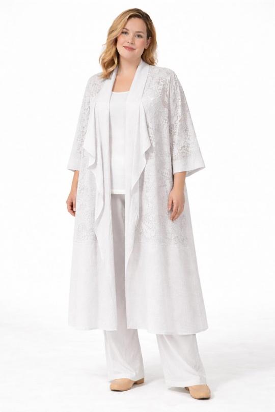 Gilets Femme Blanc NEW&CO 8153 Efashion Paris