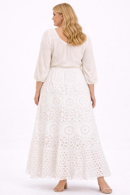 Jupes Femme Blanc NEW&CO 5560 Efashion Paris