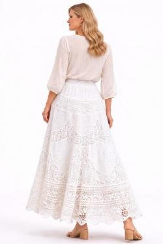 Jupes Femme Blanc NEW&CO 5560 Efashion Paris