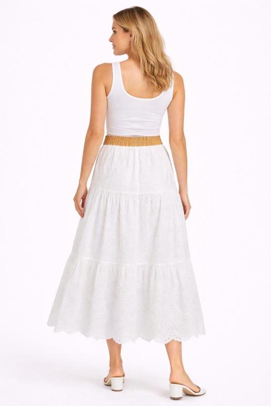 Skirts Women Beige NEW&CO 5065 Efashion Paris