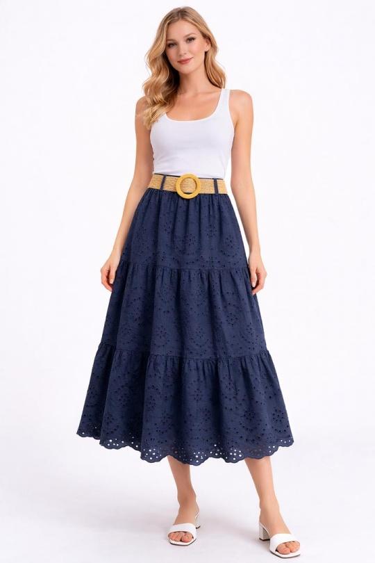 Skirts Women Beige NEW&CO 5065 Efashion Paris