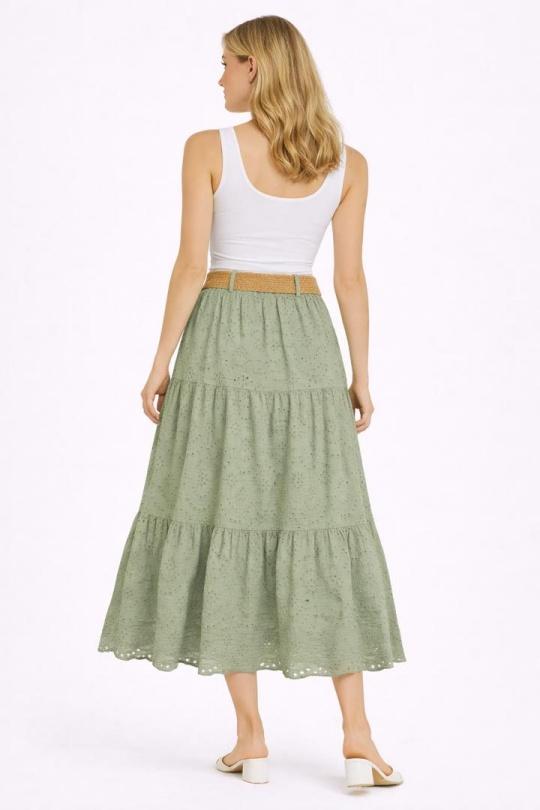 Skirts Women Beige NEW&CO 5065 Efashion Paris