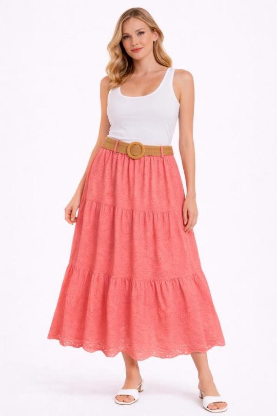 Skirts Women Beige NEW&CO 5065 Efashion Paris