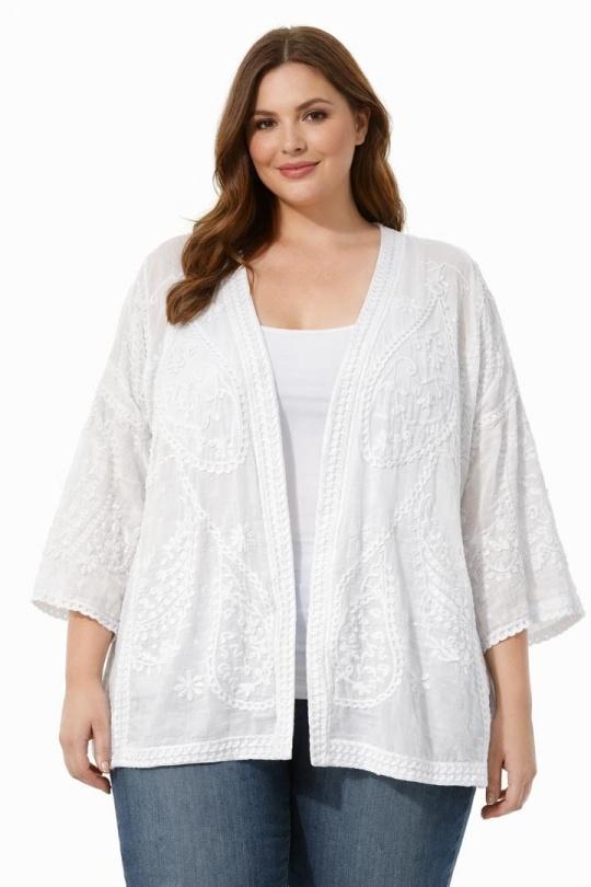 Cárdigans Mujer White NEW&CO 6257 Efashion Paris