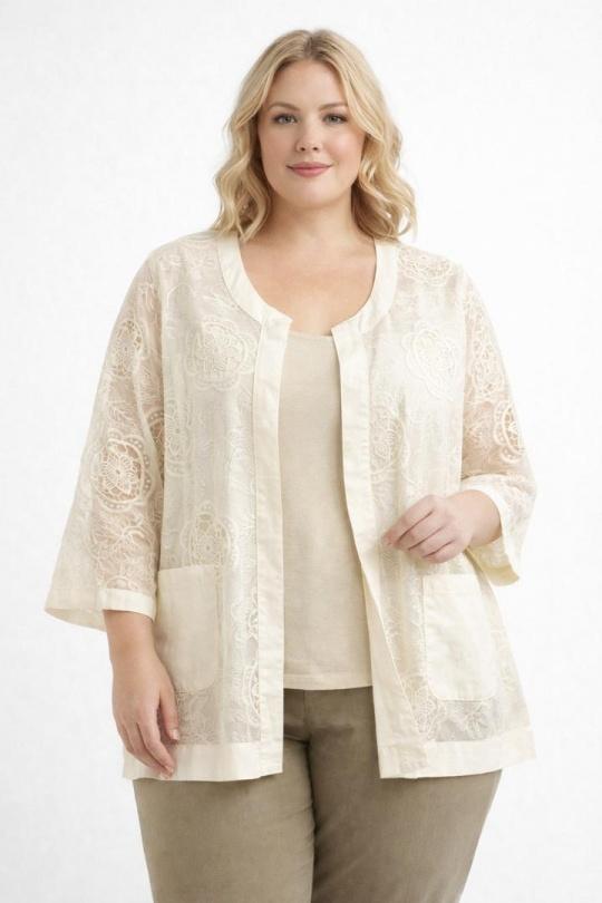 Cardigans Women Beige NEW&CO 60911 Efashion Paris