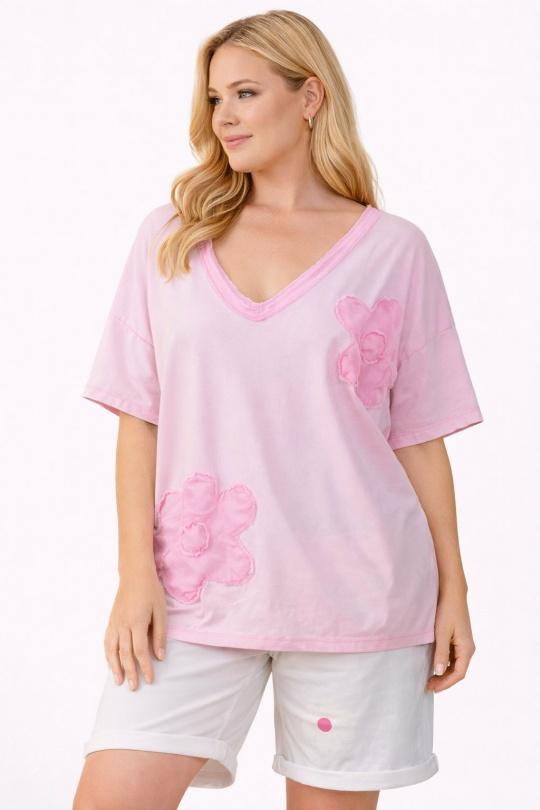  Maglietta Donna Pink NEW&CO 2937U Efashion Paris