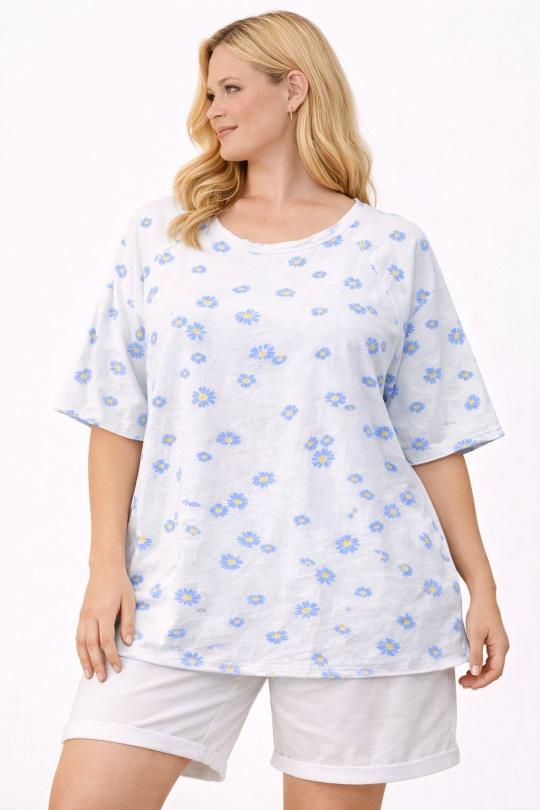  Maglietta Donna White NEW&CO 6027 Efashion Paris