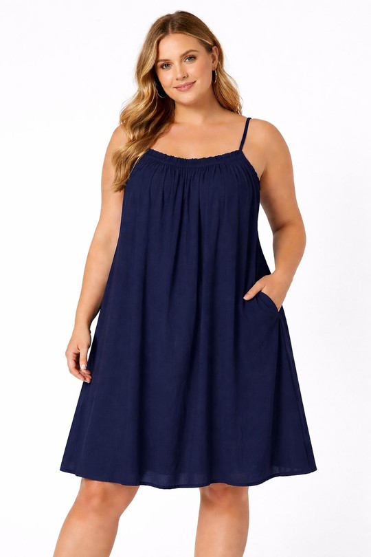 Dresses & Jumpsuits Women Navy blue NEW&CO 9813 Efashion Paris