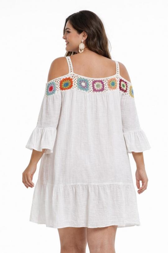 Robes & Combinaisons Femme Blanc NEW&CO 023 Efashion Paris