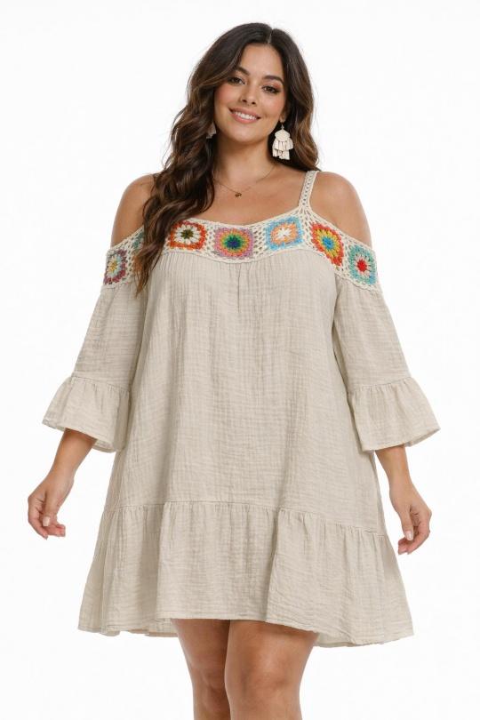 Robes & Combinaisons Femme Blanc NEW&CO 023 Efashion Paris