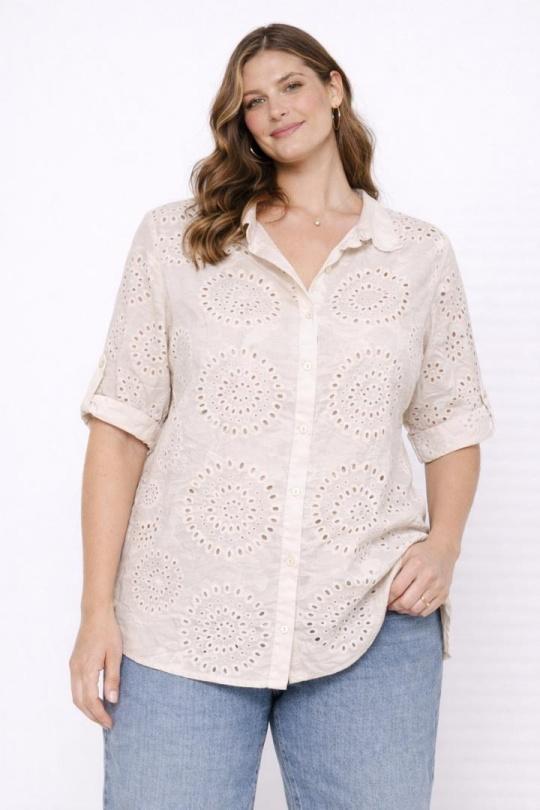 Shirts Women Blue NEW&CO 9559 B Efashion Paris