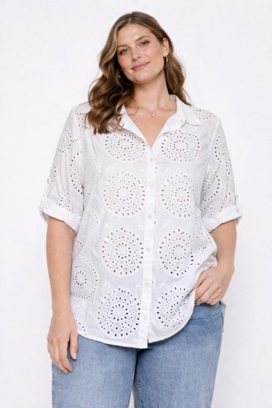 Shirts Women Blue NEW&CO 9559 B Efashion Paris