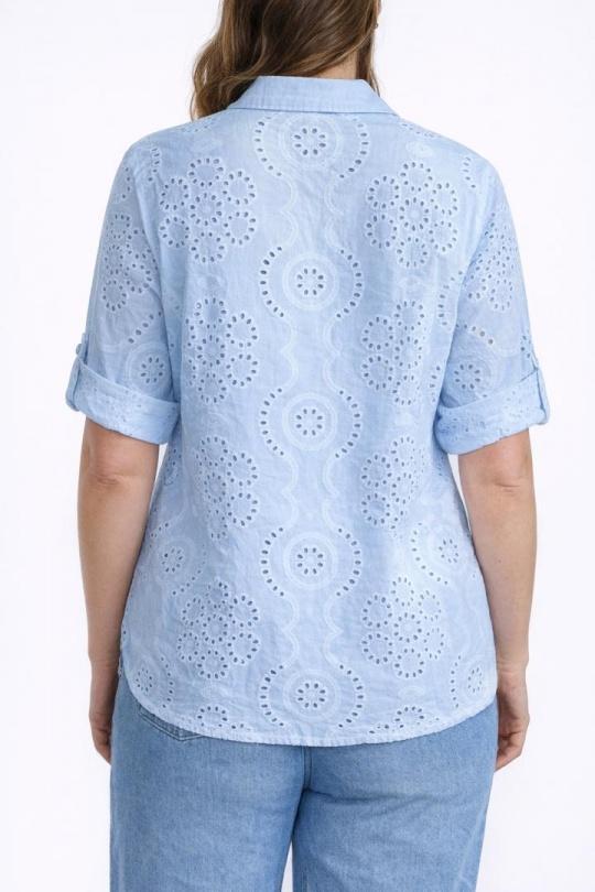 Shirts Women Blue NEW&CO 9559 B Efashion Paris