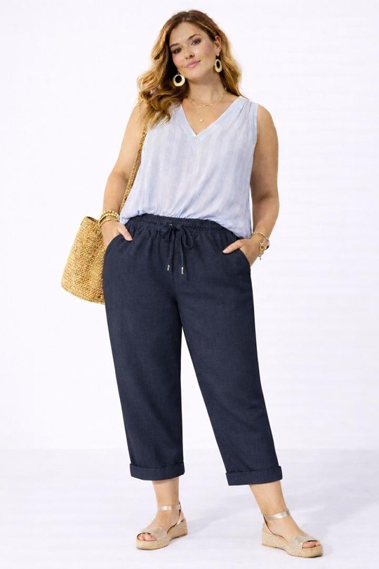 Pantalons Femme Marine NEW&CO 3215U Efashion Paris