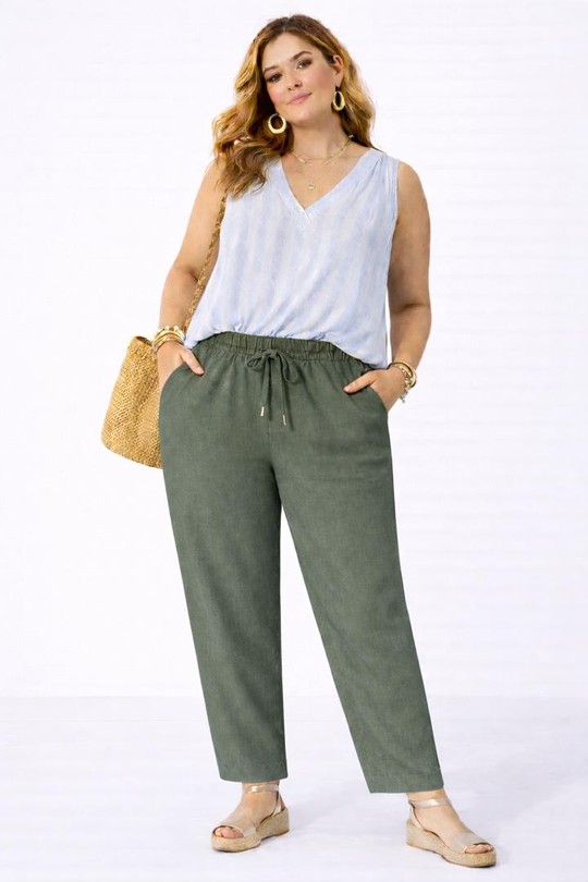 Pantalons Femme Marine NEW&CO 3215U Efashion Paris