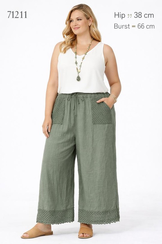 Trousers Women Beige NEW&CO 17211 Efashion Paris