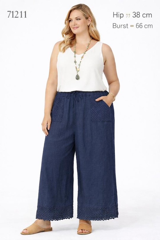 Trousers Women Beige NEW&CO 17211 Efashion Paris