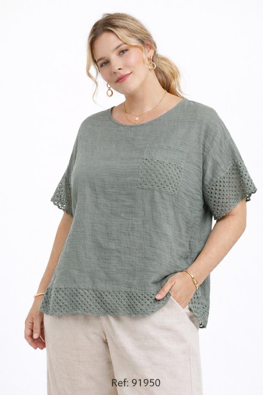 T-shirts Femme Beige NEW&CO 91950 Efashion Paris