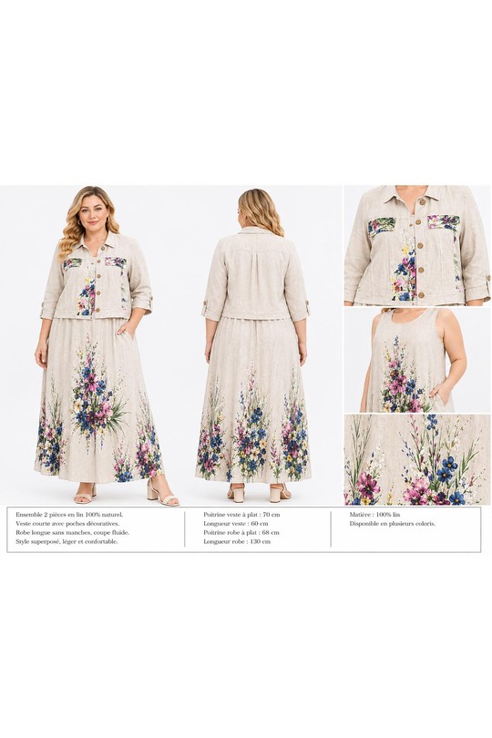Ensembles Femme Beige NEW&CO pyl001 Efashion Paris
