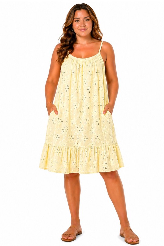 Robes courtes Femme Beige NEW&CO 25948 Efashion Paris