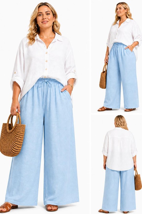 Pantalons Femme Beige NEW&CO 16531 Efashion Paris