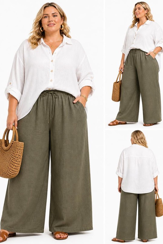Pantalons Femme Beige NEW&CO 16531 Efashion Paris
