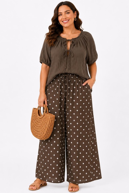 Pantalons Femme Beige NEW&CO 25373-P Efashion Paris