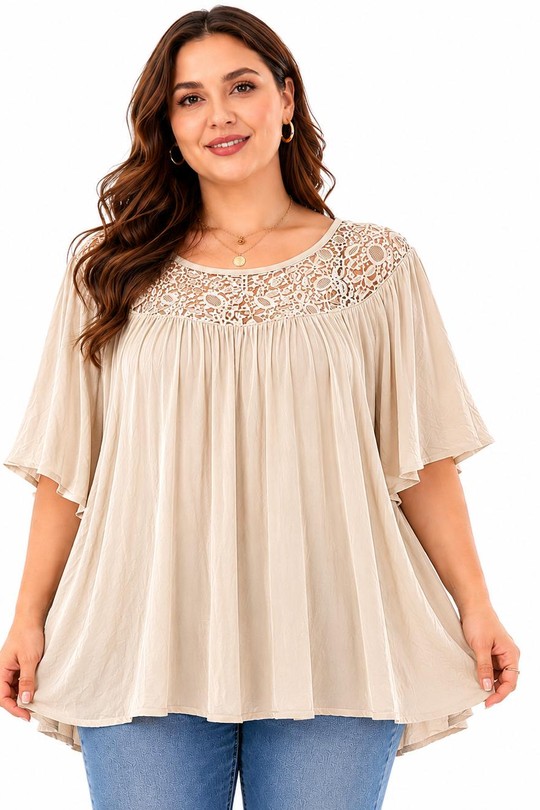 Chemises & blouses Femme Beige NEW&CO 7808 Efashion Paris
