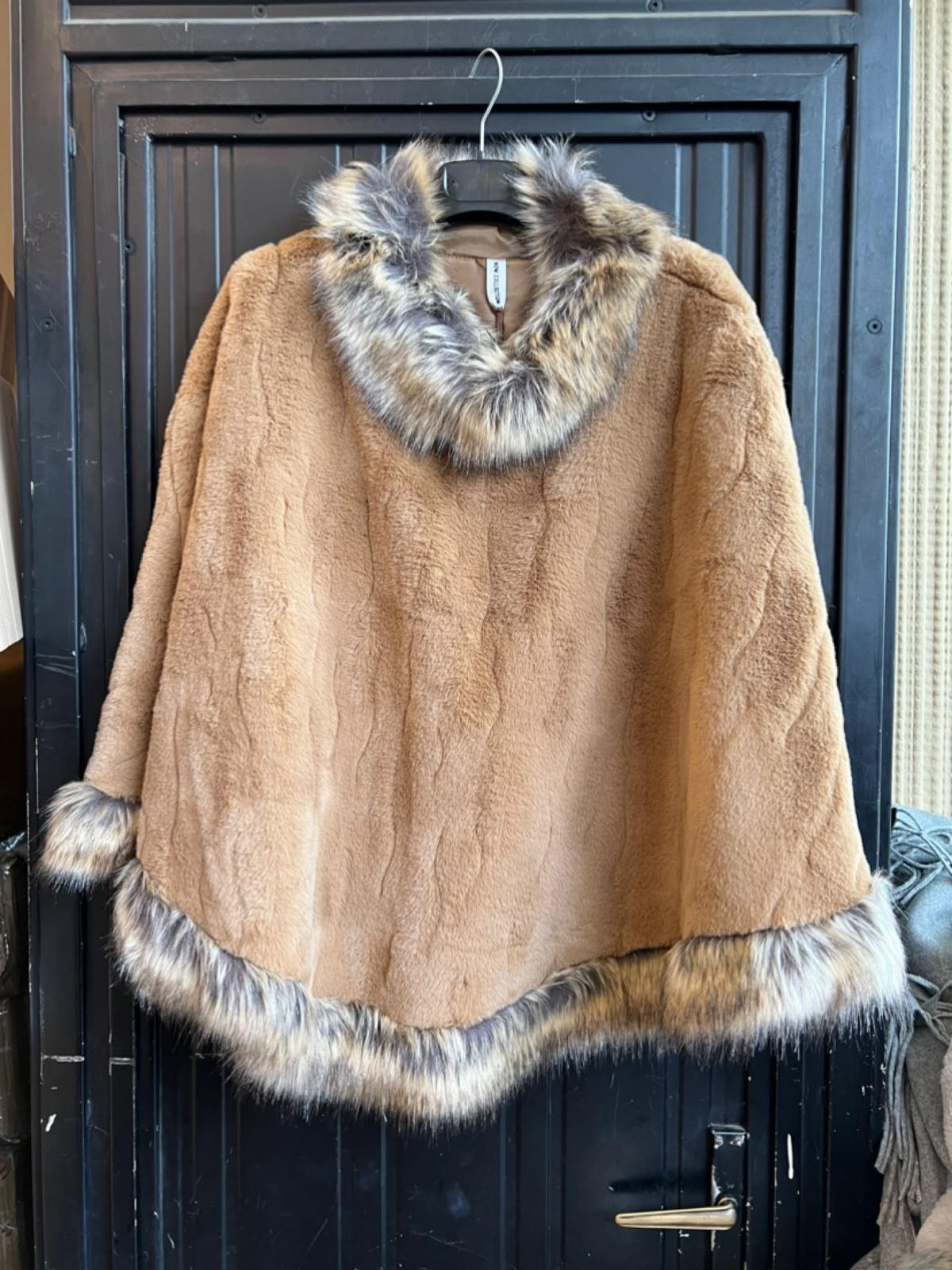 Capes et ponchos Femme Camel NEW&CO 9659 #c Efashion Paris