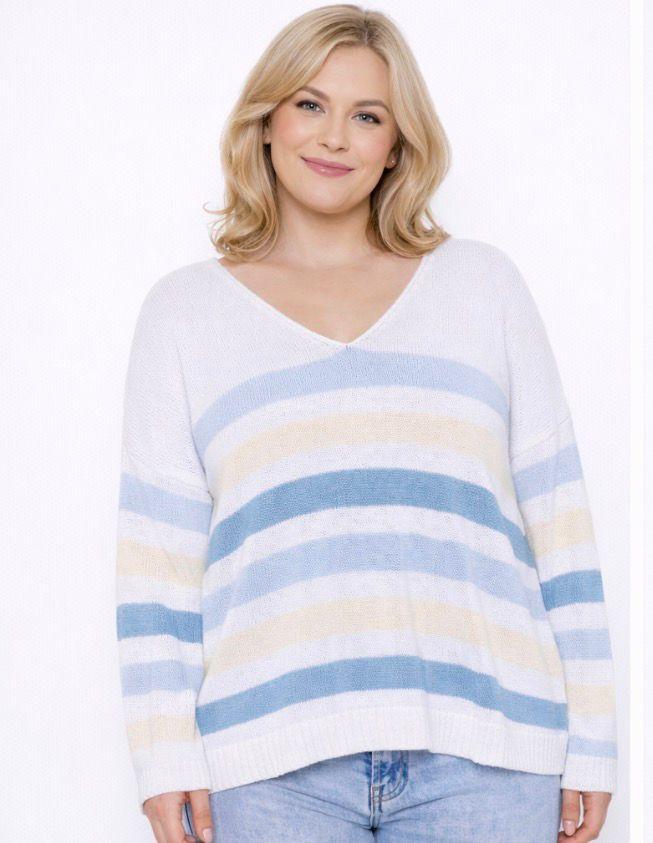 Pulls Femme Bleu NEW&CO N21256 #c Efashion Paris