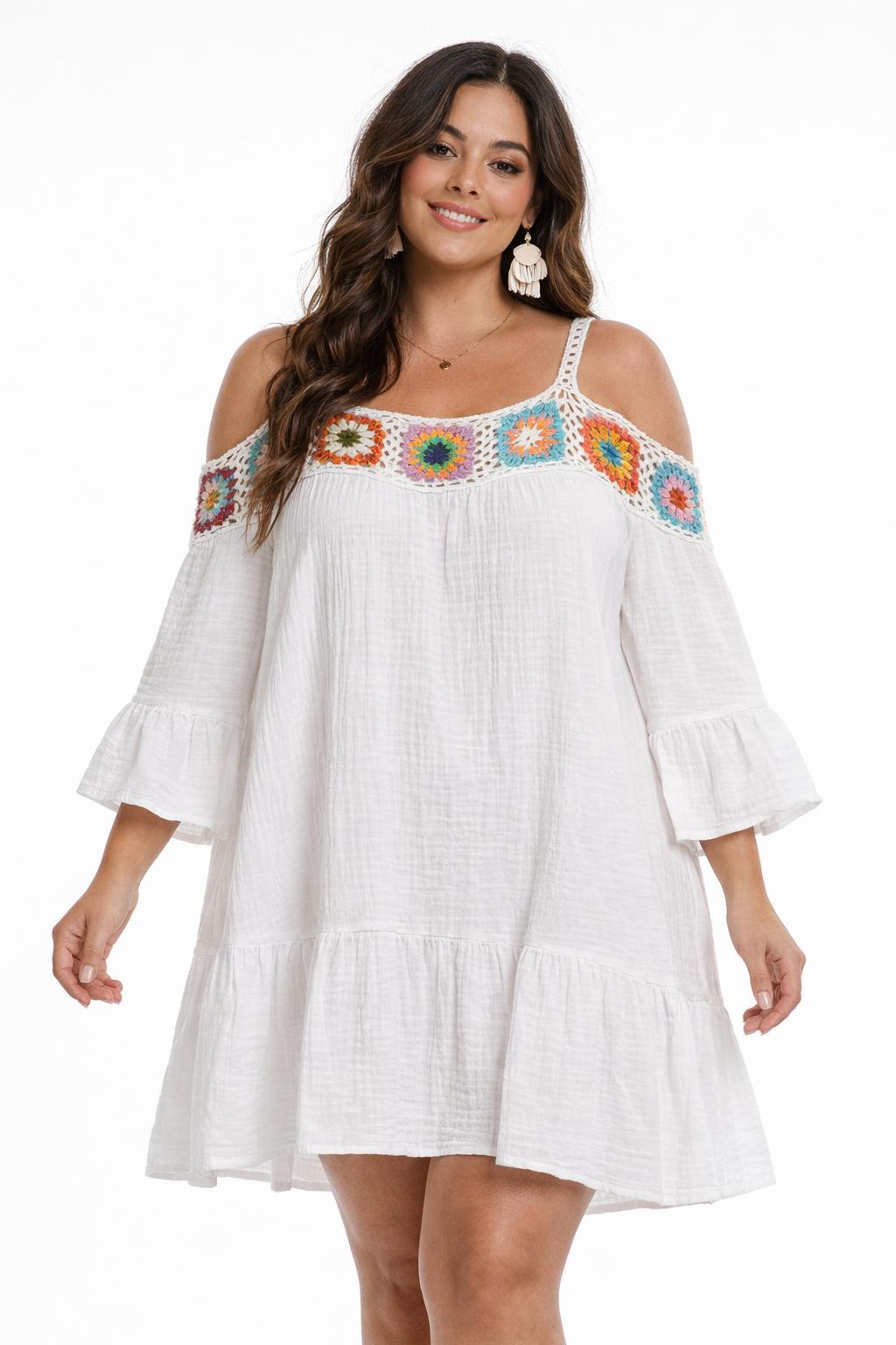 Robes & Combinaisons Femme Blanc NEW&CO 023 #c Efashion Paris