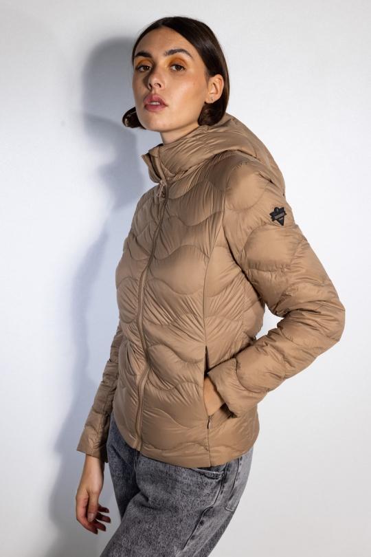 Doudounes Femme Taupe Jayloucy  JL8039B Efashion Paris