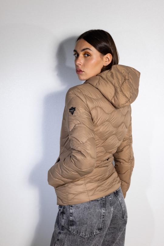 Doudounes Femme Taupe Jayloucy  JL8039B Efashion Paris