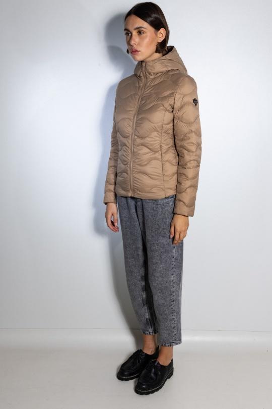 Doudounes Femme Taupe Jayloucy  JL8039B Efashion Paris