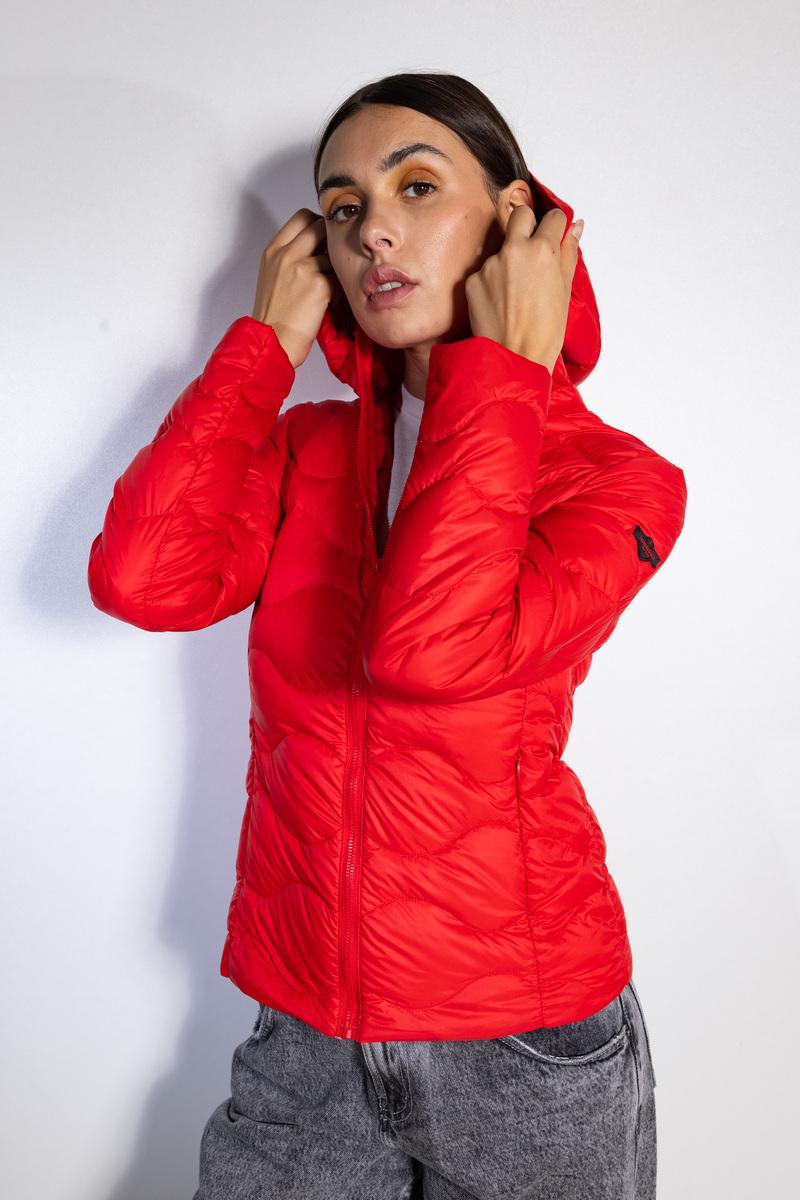 Doudounes Femme Rouge Jayloucy  JL8039B #c Efashion Paris