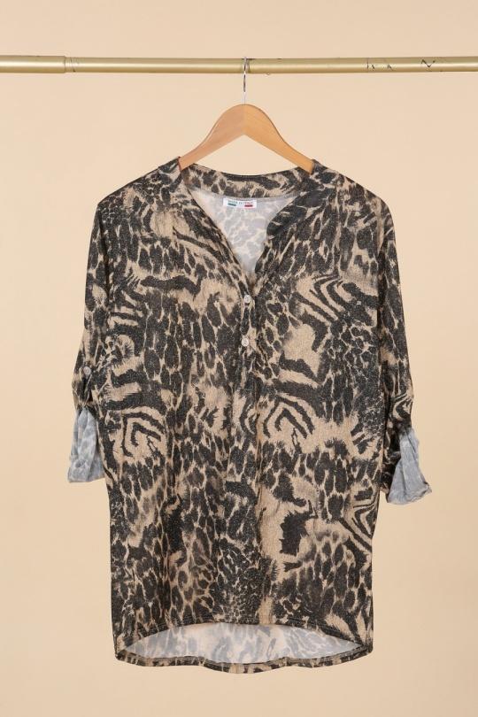 Camicette Donna Black Christelle C3023 Efashion Paris