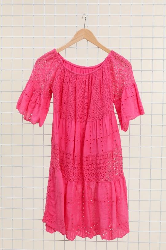 Robes courtes Femme FUCHSIA Christelle C5269 Efashion Paris