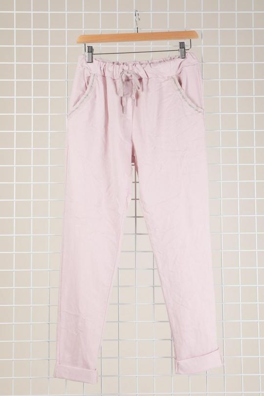 Trousers Women Pink Christelle C5262 Efashion Paris