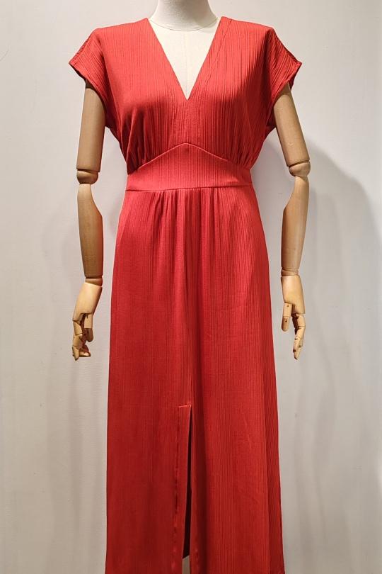 Robes longues Femme Rouge AC BELLE 5300R Efashion Paris