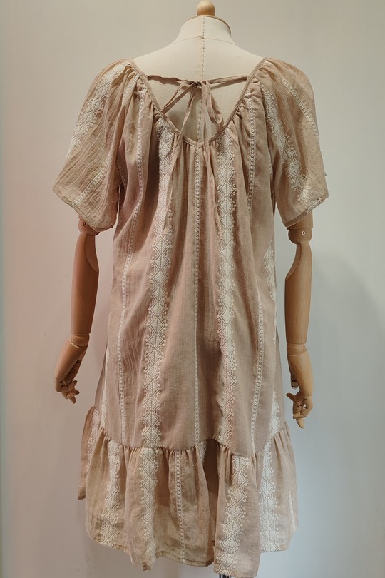 Robes courtes Femme Crème AC BELLE 5130R Efashion Paris