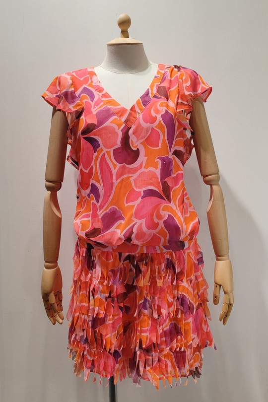 Robes courtes Femme Fushia AC BELLE 3332R Efashion Paris