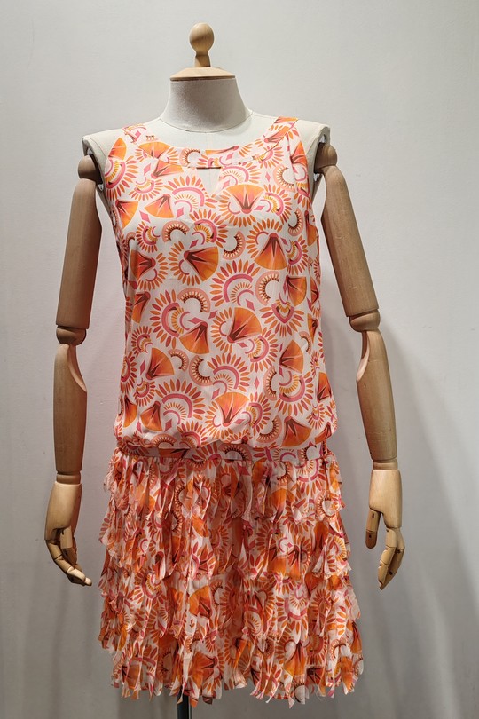 Robes courtes Femme Orange AC BELLE 3330R Efashion Paris