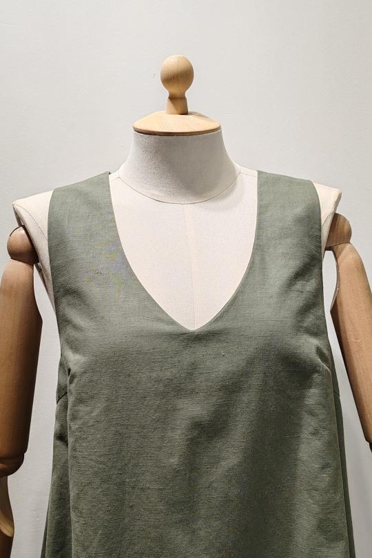 Abiti corti Donna Khaki AC BELLE 5501R Efashion Paris