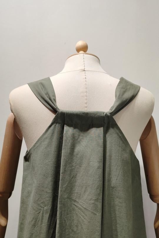 Abiti corti Donna Khaki AC BELLE 5501R Efashion Paris