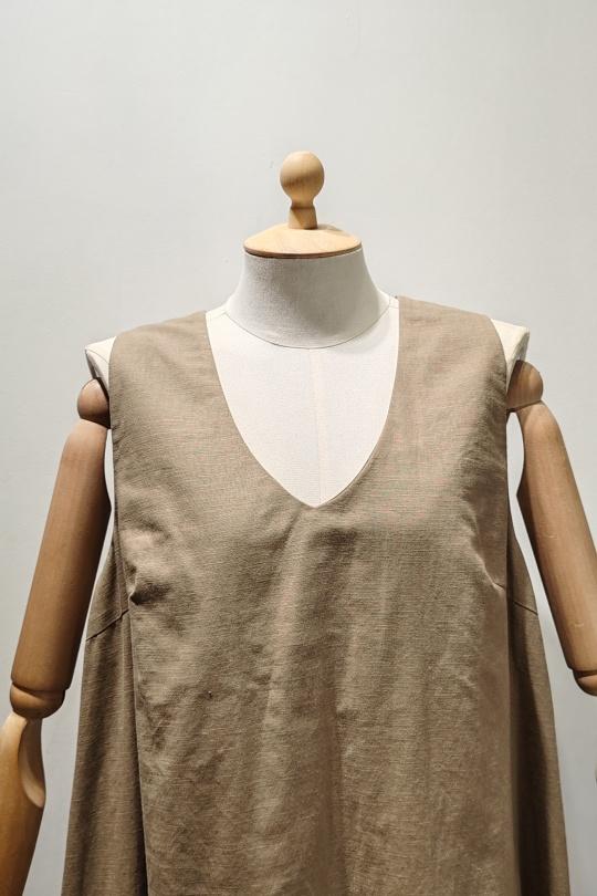 Abiti corti Donna Khaki AC BELLE 5501R Efashion Paris