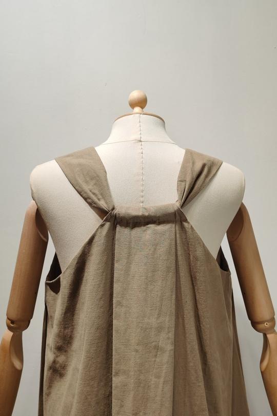 Abiti corti Donna Khaki AC BELLE 5501R Efashion Paris