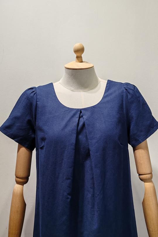 Abiti corti Donna Navy blue AC BELLE 5502R Efashion Paris