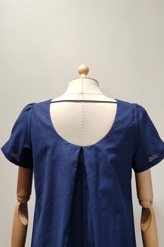 Abiti corti Donna Navy blue AC BELLE 5502R Efashion Paris