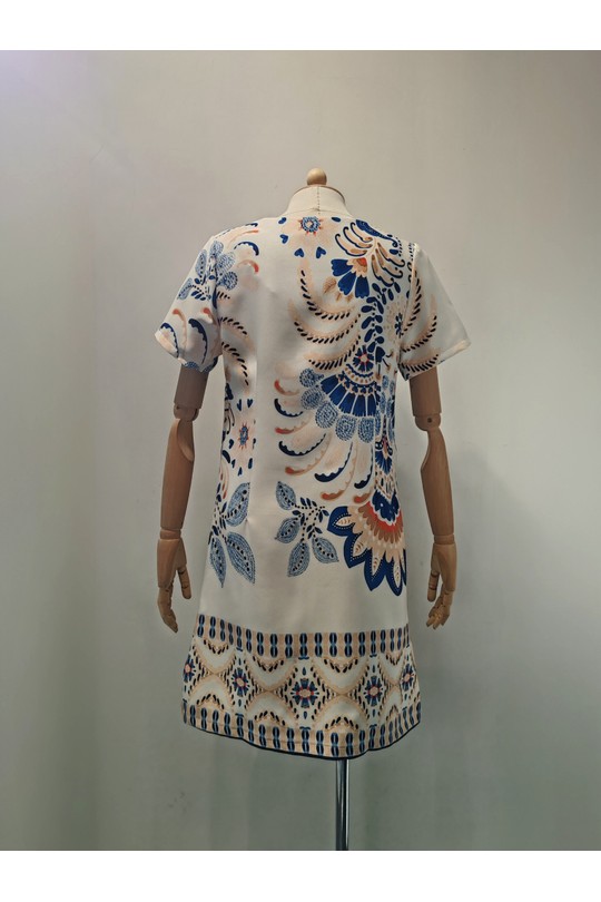 Robes courtes Femme Orange AC BELLE 8101R Efashion Paris