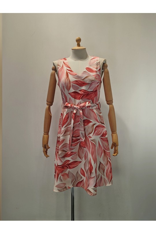 Robes courtes Femme Orange AC BELLE 8105R Efashion Paris